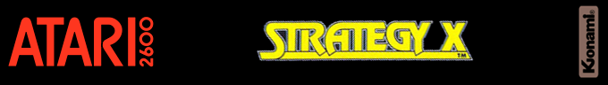 Strategy X logo for Atari 2600